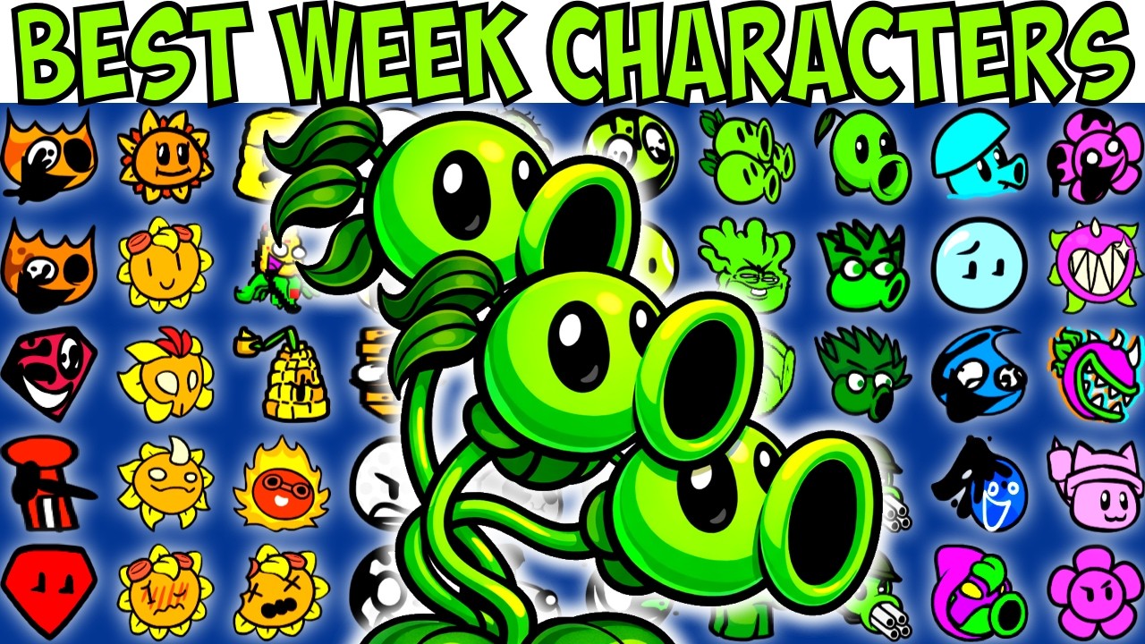 ALL BEST WEEK CHARACTERS | FNF Character Test | Gameplay VS Playground
