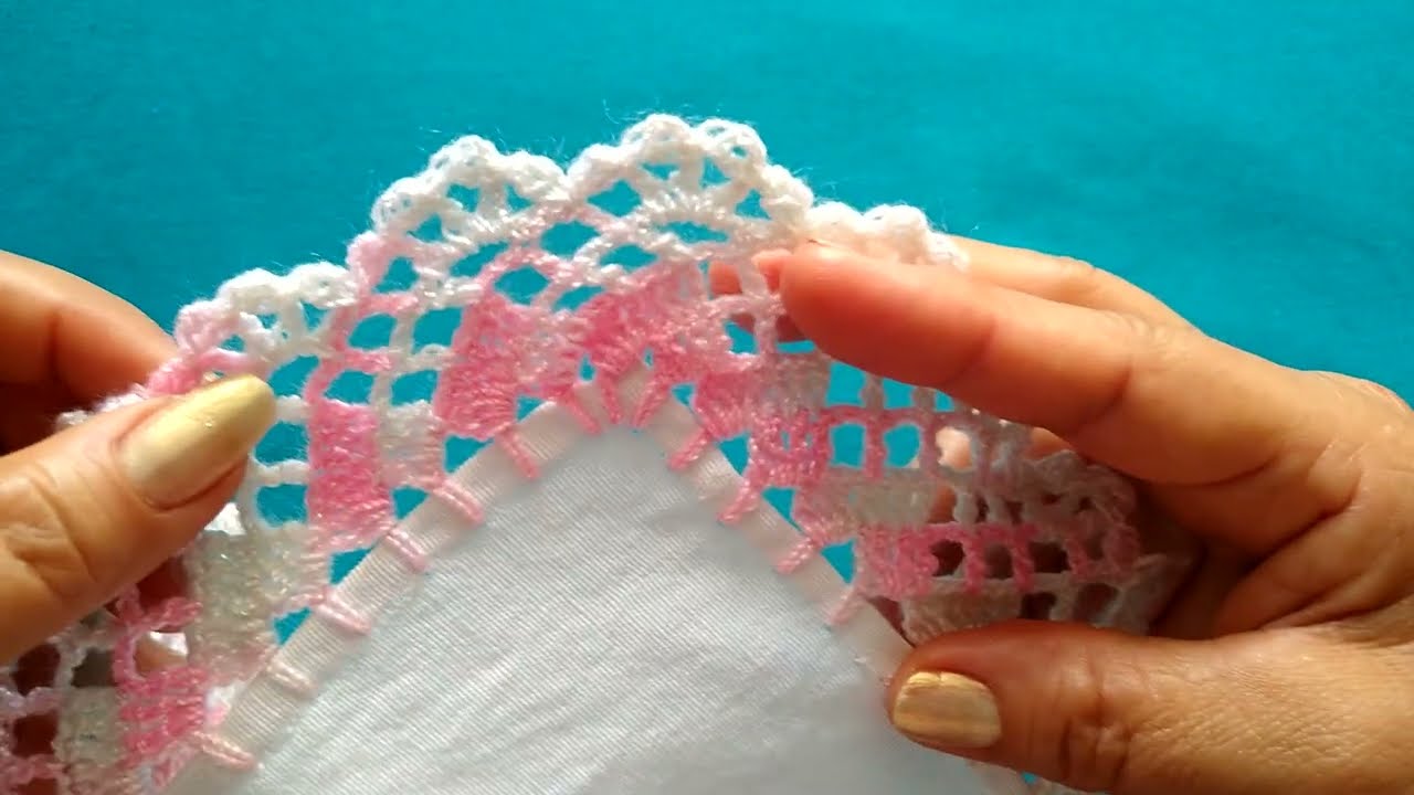 Linda puntilla de una vuelta, num 800 para servilletas.#parati #crochet #fypシ #arte #hechoamano