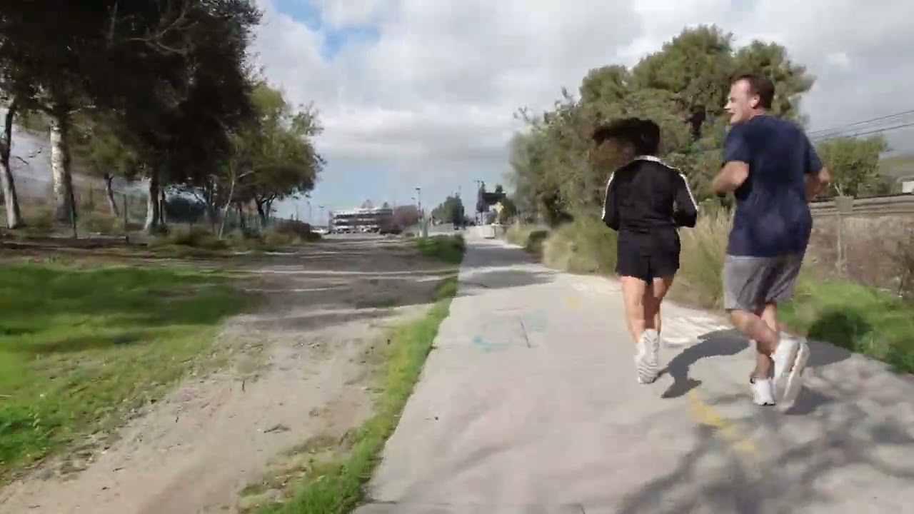 The orange line busway bike path