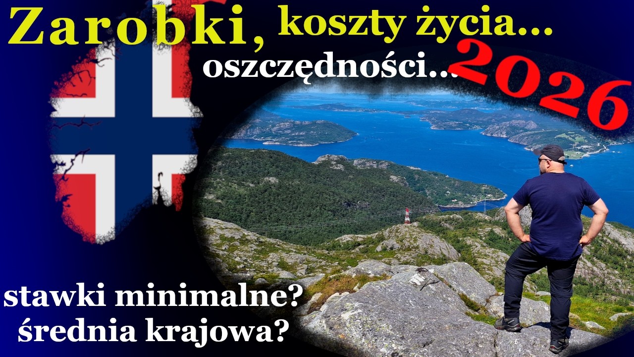 Zarobki a koszty życia w Norwegii 2026 rok