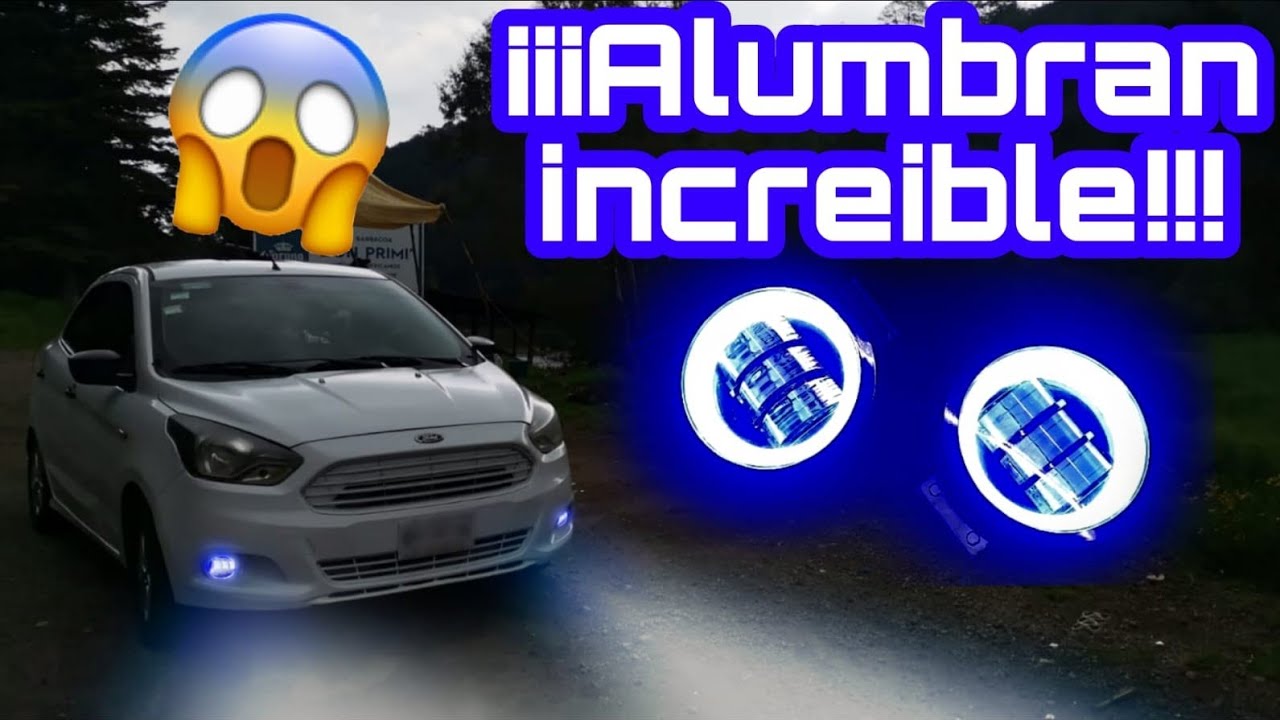 increíbles faros auxiliares led al ford figo 😆