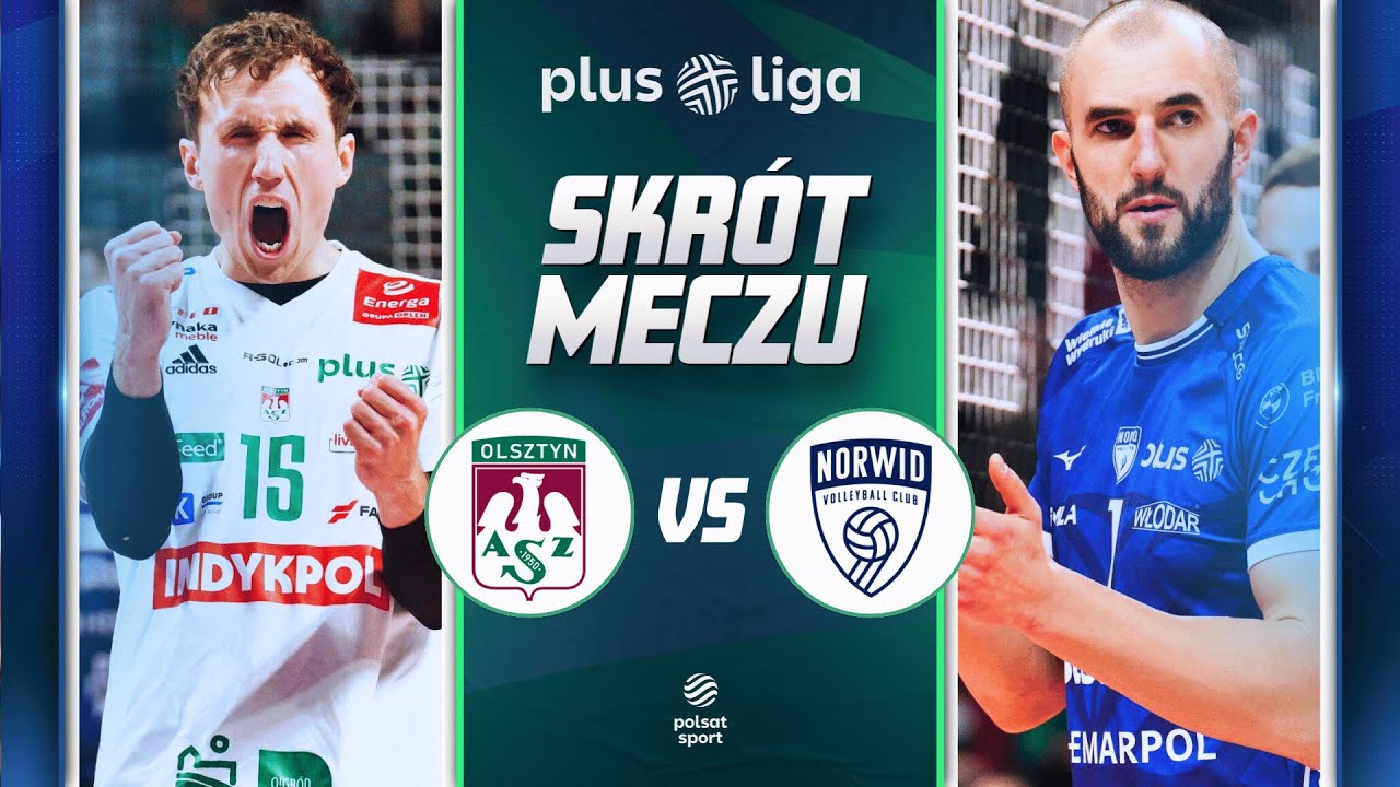 SKRÓT: INDYKPOL AZS OLSZTYN - STEAM HEMARPOL POLITECHNIKA CZĘSTOCHOWA | PLUSLIGA