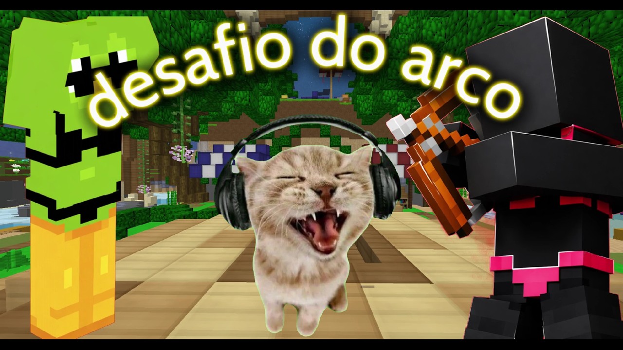 DESAFIO DO ARCO no Minecraft! 😱 Só Vale Arco e Flecha!