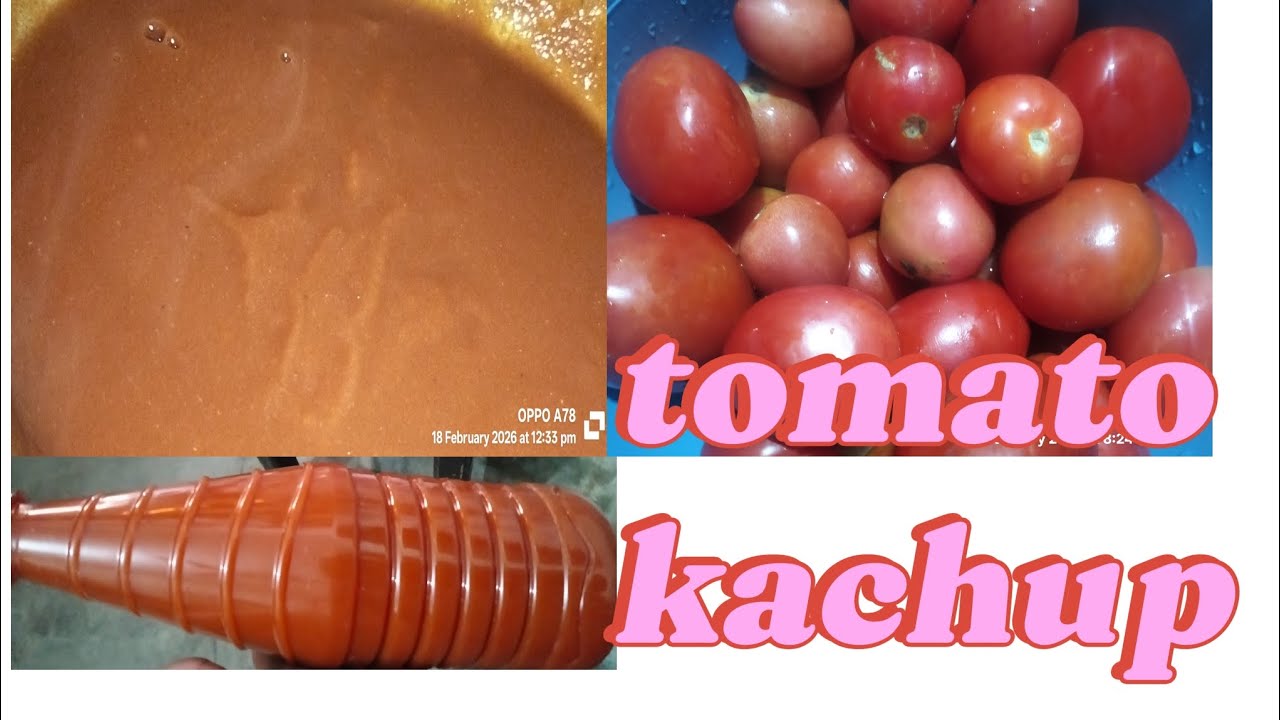 Home made tomato ketchup bazaar se 100 gunah better