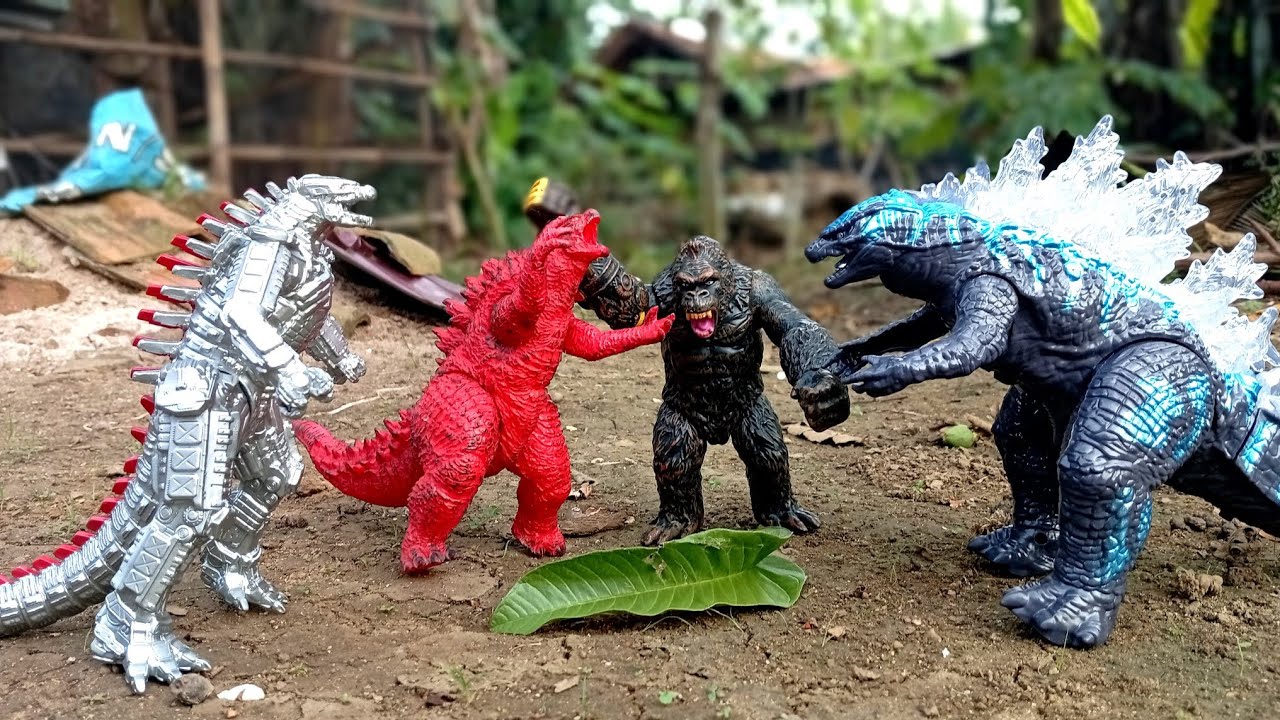 Dinosaurus Jurassic World Dominion: t-rex/ Brachiosaurus/ Brontosaurus/ KingKong/ Godzilla/ Gorilla