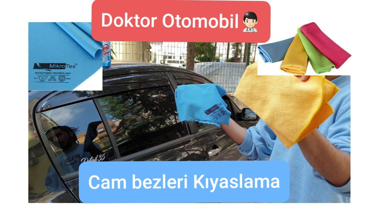MikroTex vs Mr. Green glass cloth(Cam bezi karşılaştırma)