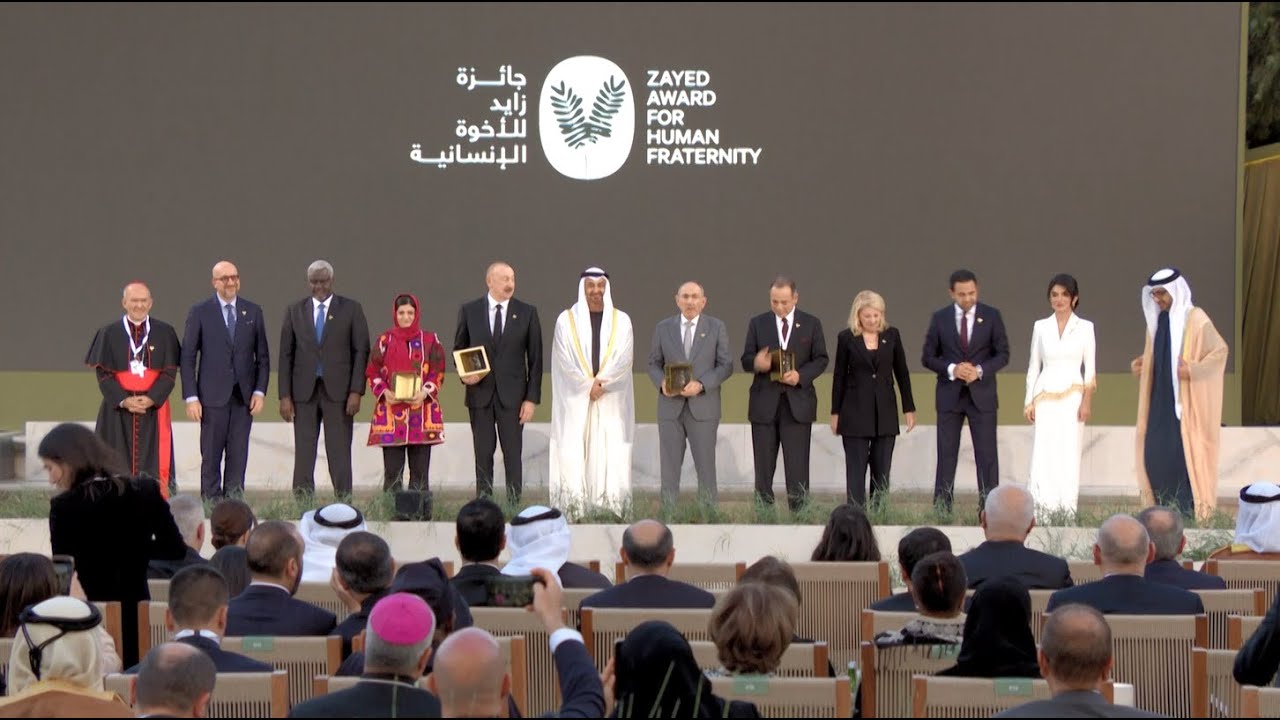 Premio Zayed por la Fraternidad Humana 2026 - Ceremonia completa