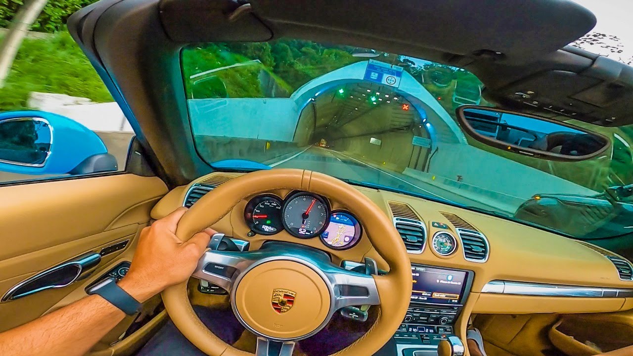 CAUSANDO NO TUNEL COM MEU PORSCHE SÓ O CANO!
