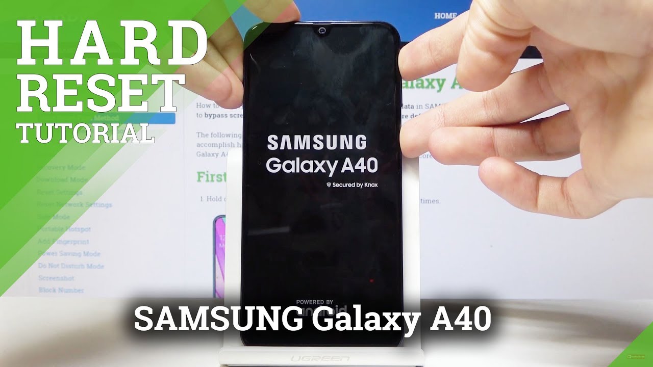Как сделать полный сброс настроек SAMSUNG Galaxy A40 — обойти блокировку экрана
