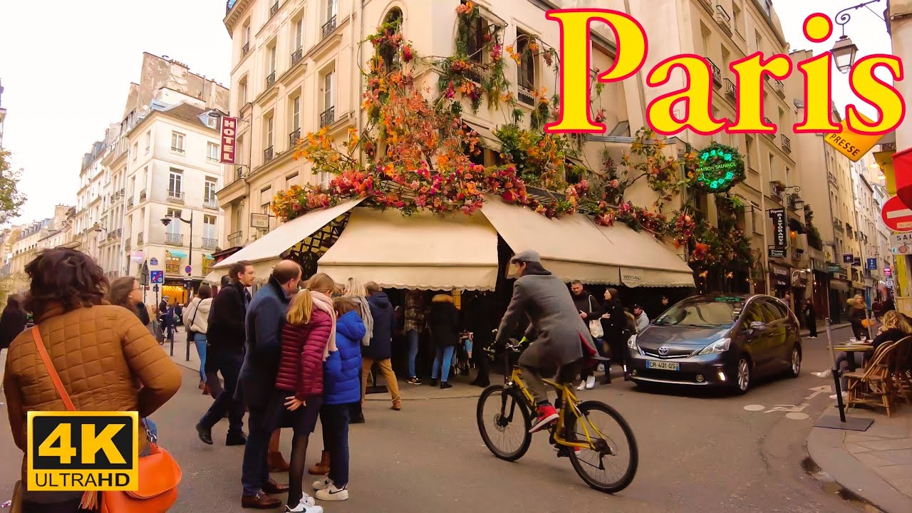 Paris , France  🇫🇷 - 4K HDR Paris Walking Tour - April 2022 | Paris 4K | A Walk In Paris