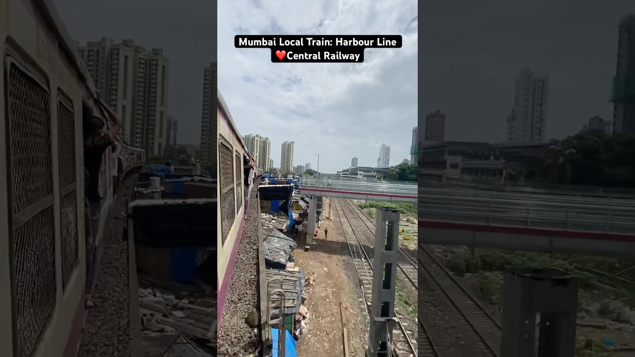 Mumbai Local Train: Harbour Line Central Railway❤️