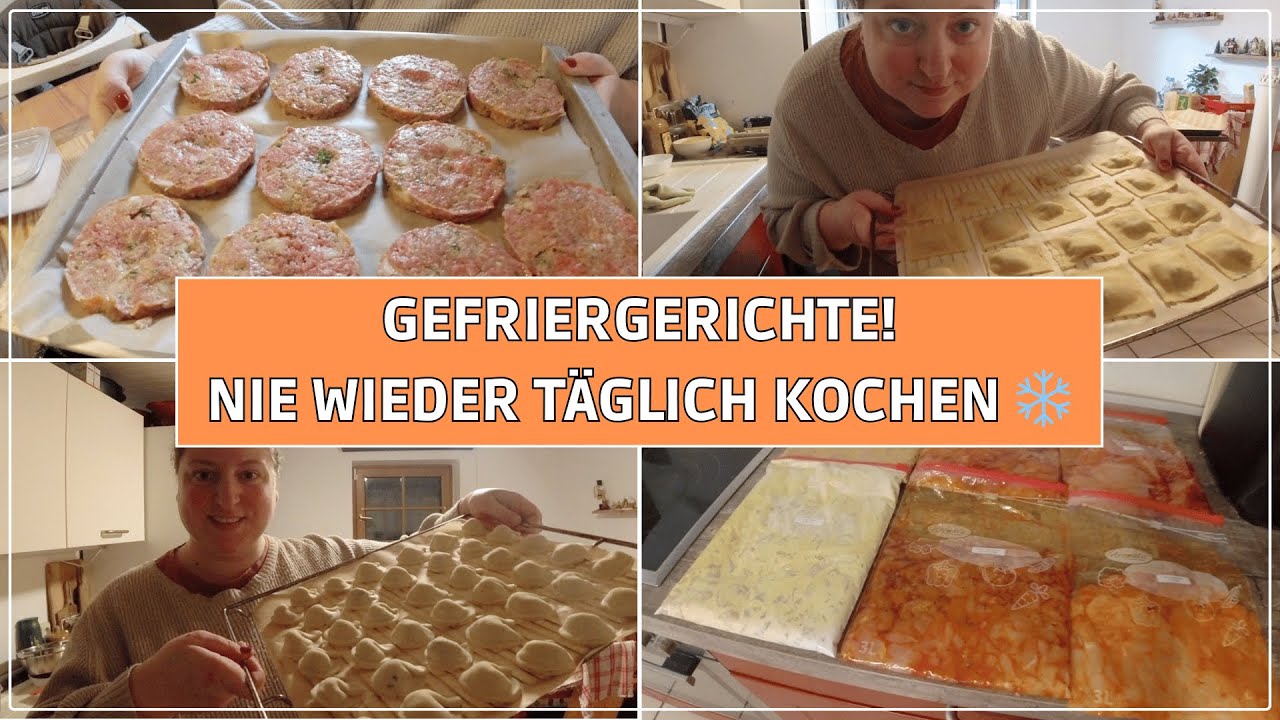 Nie wieder täglich kochen! ❄️ So einfach sind Freezer Meals für Familien | Big Mary