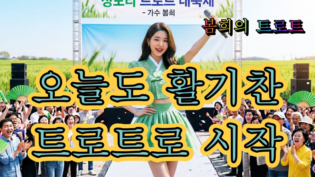 오늘도 활기 차게💃 트롯으로 시작해봐요 광고없는 트로트 메들리👍