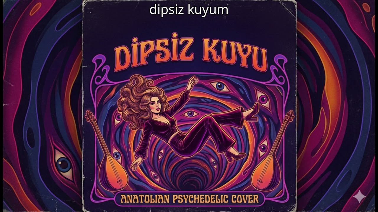 Aleyna Tilki - Dipsiz Kuyu (Anatolian Psychedelic Rock Cover) | 70'ler Tarzı 