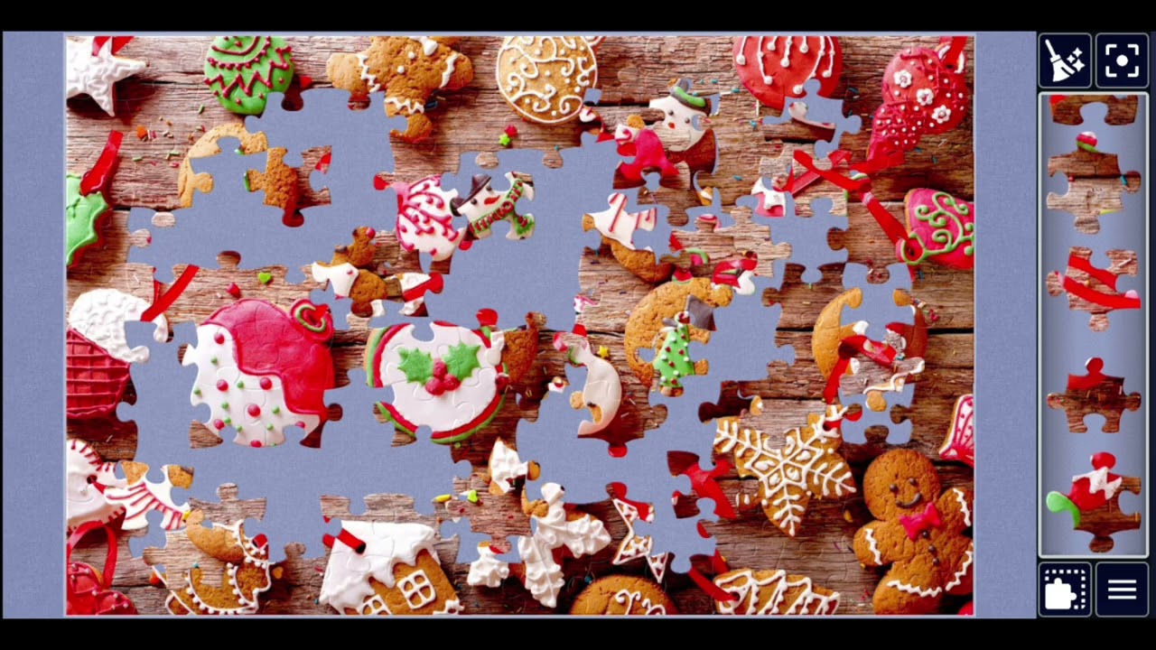 Delicious Beautiful Christmas Gingerbread Cookies🥰jigsawpuzzle🧩//#viralvideo#videos@jigsawpuzzle667 