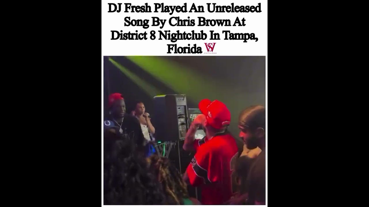 NEW UNRELEASED CHRIS BROWN SONG?! 🔥 (Played by DJ FRESH in Tampa)