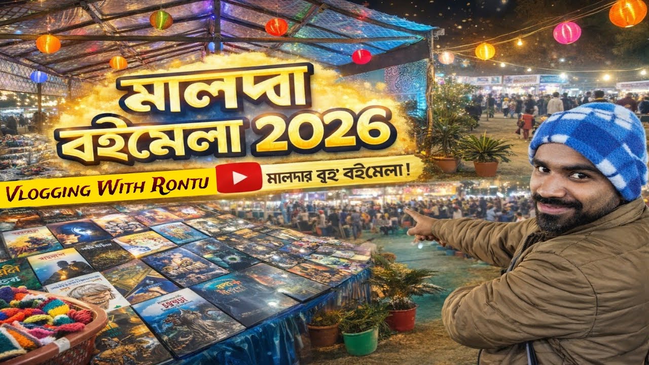 Malda Boi Mela 2026 Malda Book Fair 2026 | মালদার সবচেয়ে বড় বইমেলা | Full Tour
