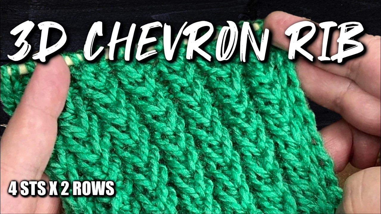 Better Than Classic Ribbing! Try This Easy 2-Row Pattern #275