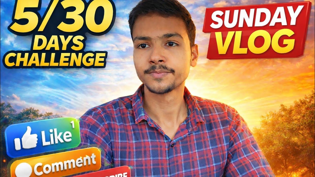 Sunday vlog 🤩 5/30 Days #sundayvlog #dailyvlog #viralvlogs #trendingvlog #vlog #etawah #vlogger 
