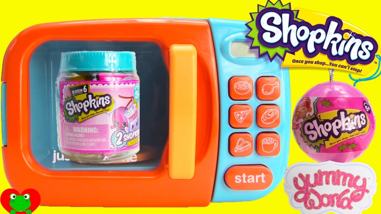 Magical Microwave Slime Surprises with Shopkins Season 6
