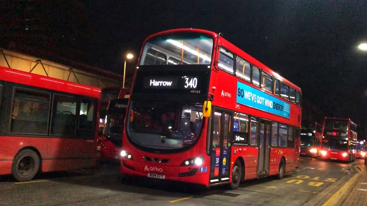 Fast | Journey On 340 | Arriva London North BU14EFY (HV163)