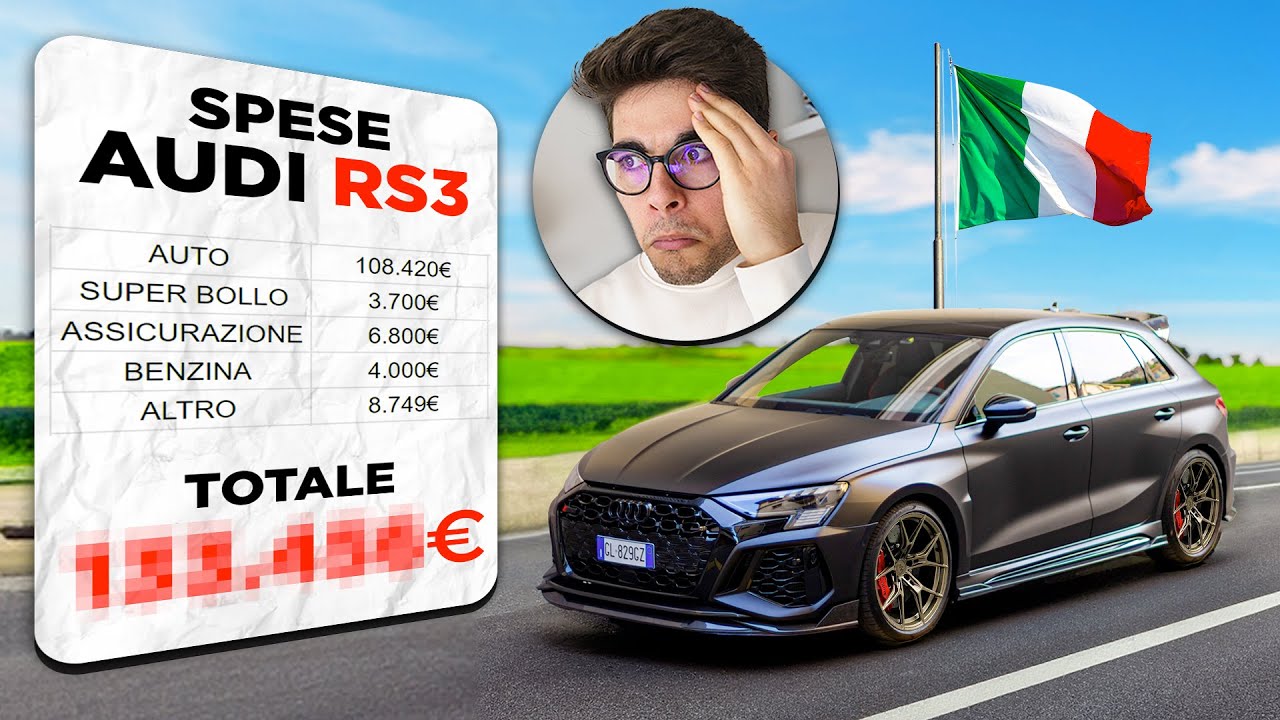 QUANTO MI COSTA MANTENERE L'AUDI RS3 (all'anno)? 💰