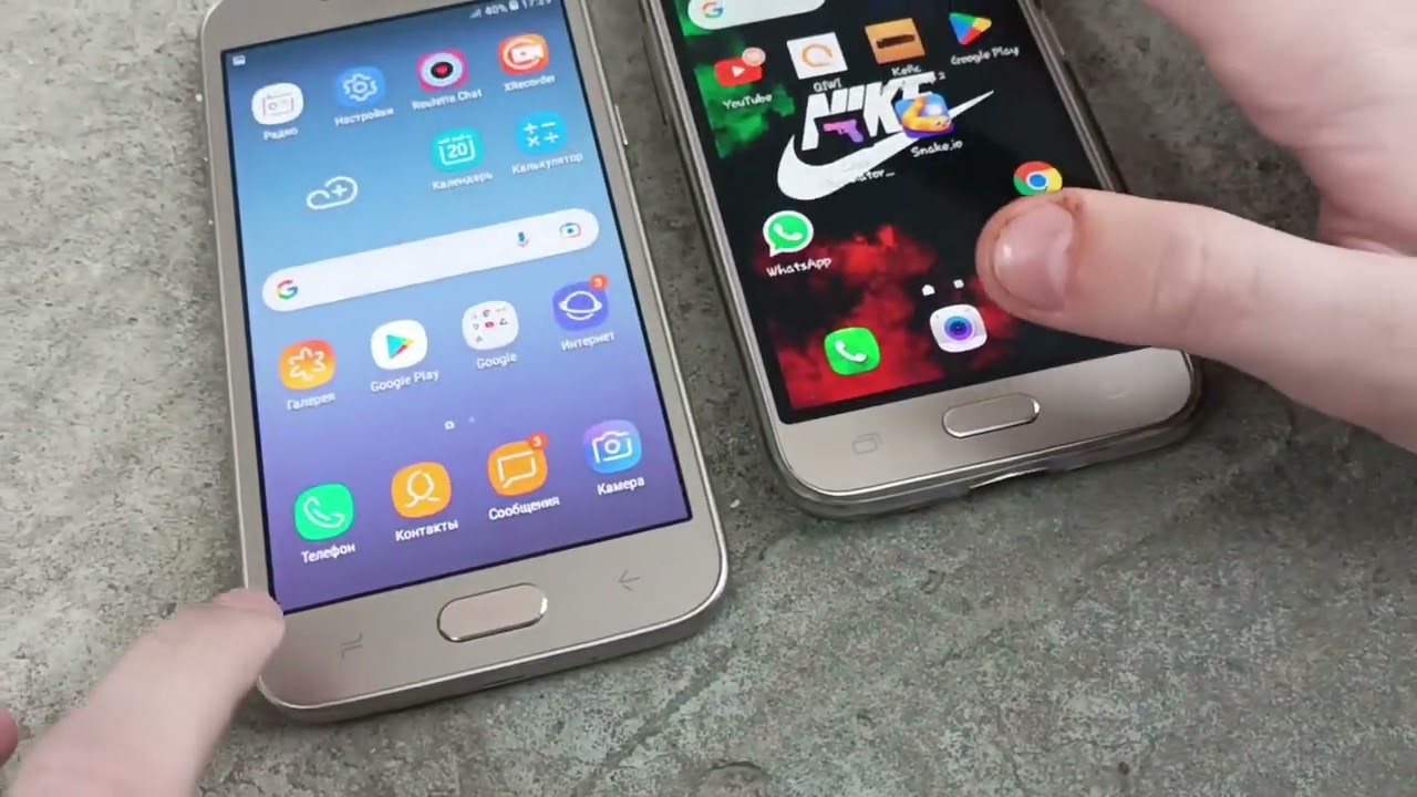Обзор на старых телефонов Samsung Galaxy J1.6 и Samsung Galaxy J2