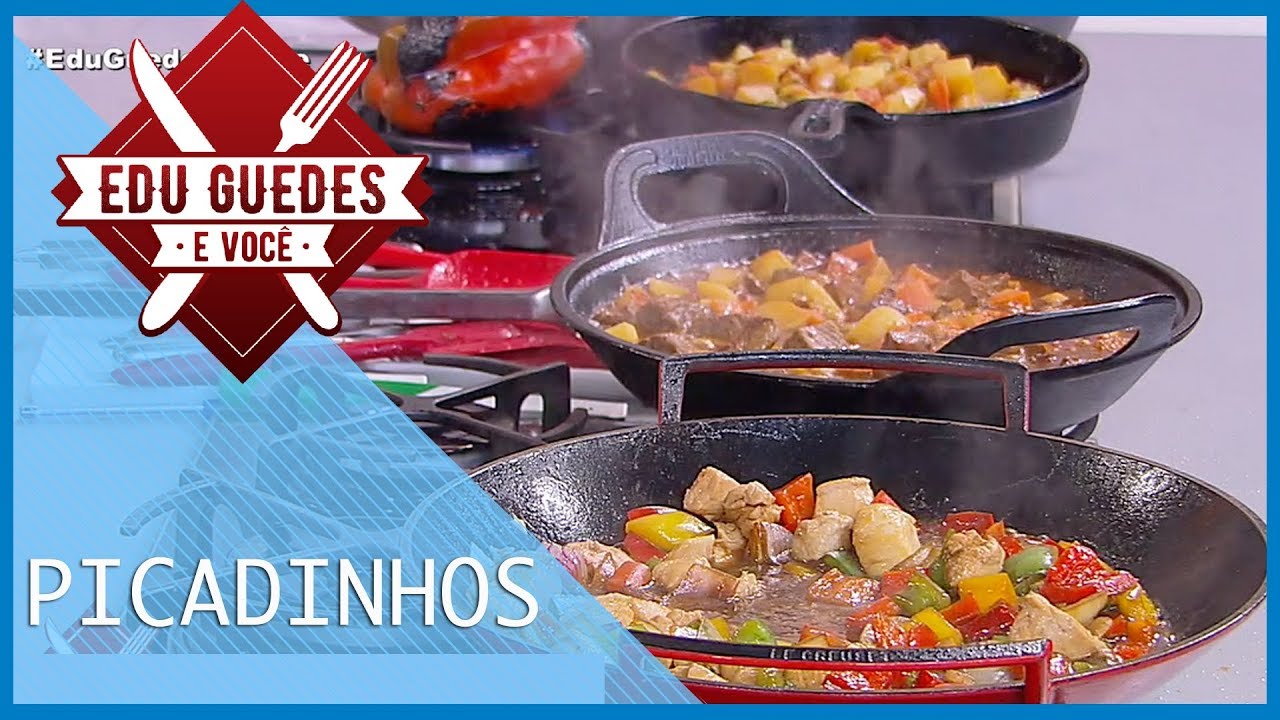 Edu Guedes ensina a preparar receitas de picadinhos
