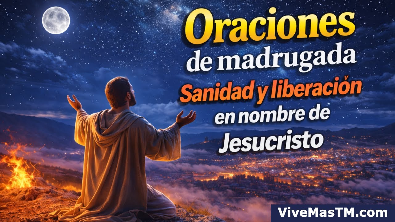 Oraciones de madrugada 🔥 Sanidad y liberaci&oacute;n en nombre de Jesucristo