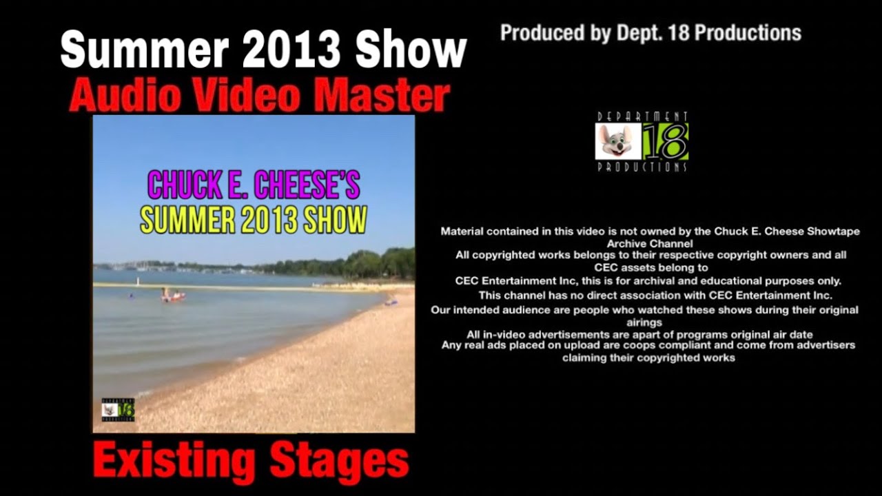 Chuck E. Cheese Summer 2013 Show (Existing Stages)