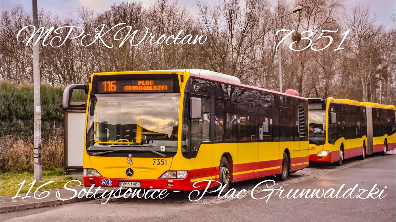 MPK Wrocław - linia 116 (Sołtysowice - Plac Grunwaldzki) #7351