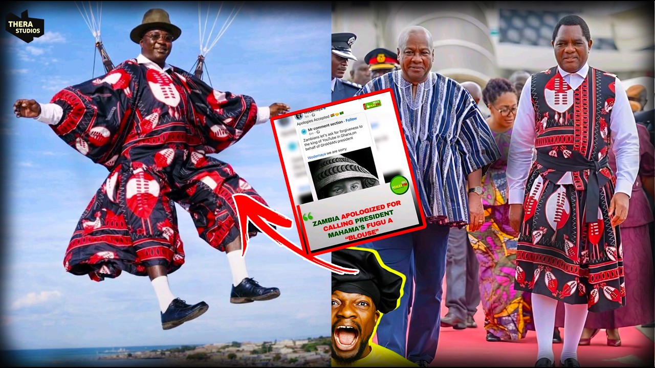 TRENDING;🥱 Zambia apolog!sed for calling President Mahama's FUGU a 