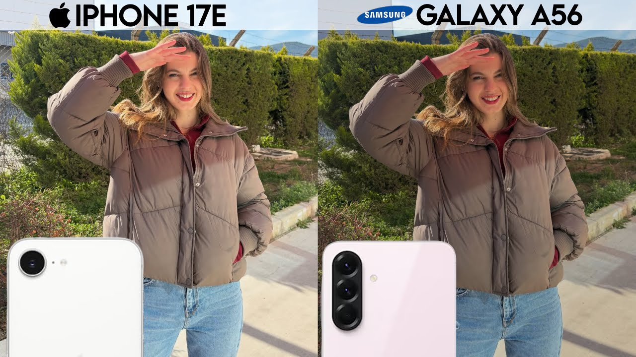 iPhone 17E vs samsung galaxy A56 camera test comparison 
