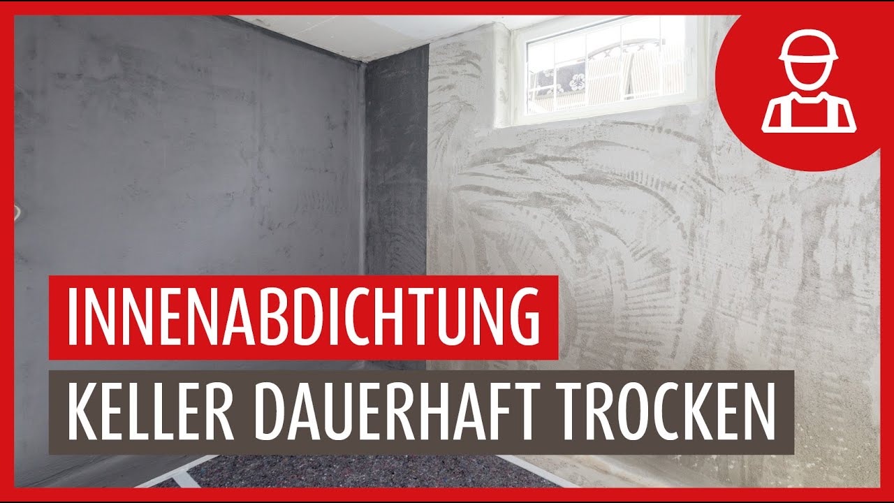 Innenabdichtung hält Kellerraum dauerhaft trocken