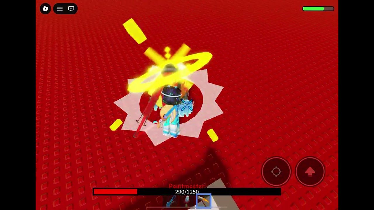 The battle bricks Paintmaster boss fight