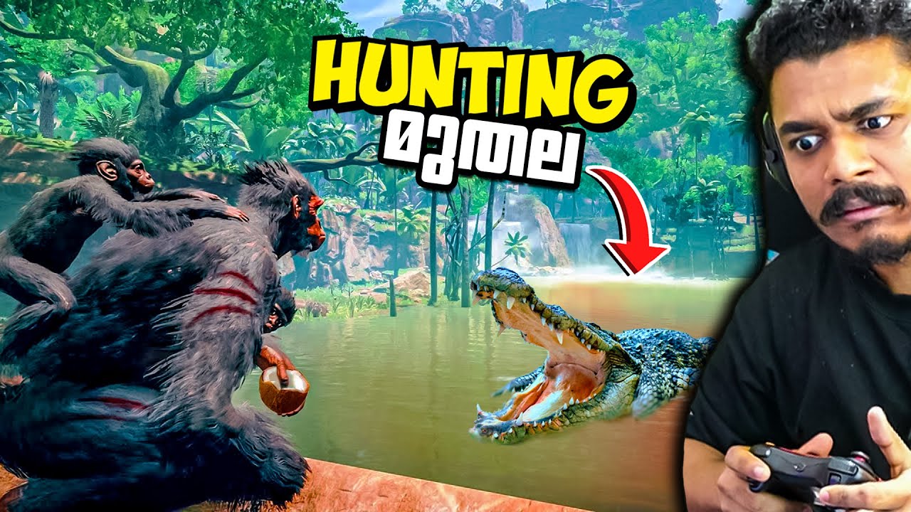 10 million years ago Hunting Crocodile 😮 AFRICAN FOREST PART 3
