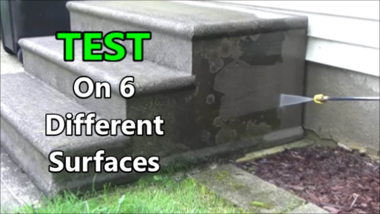 Sun Joe SPX3000 Pressure Washer TEST on 6 Different Surfaces (2030 PSI)