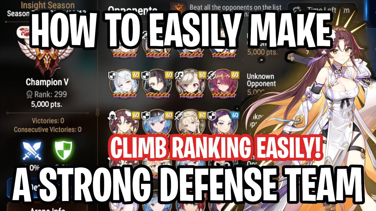 HOW TO BUILD ARENA DEFENSE TEAMS! [Epic Seven]