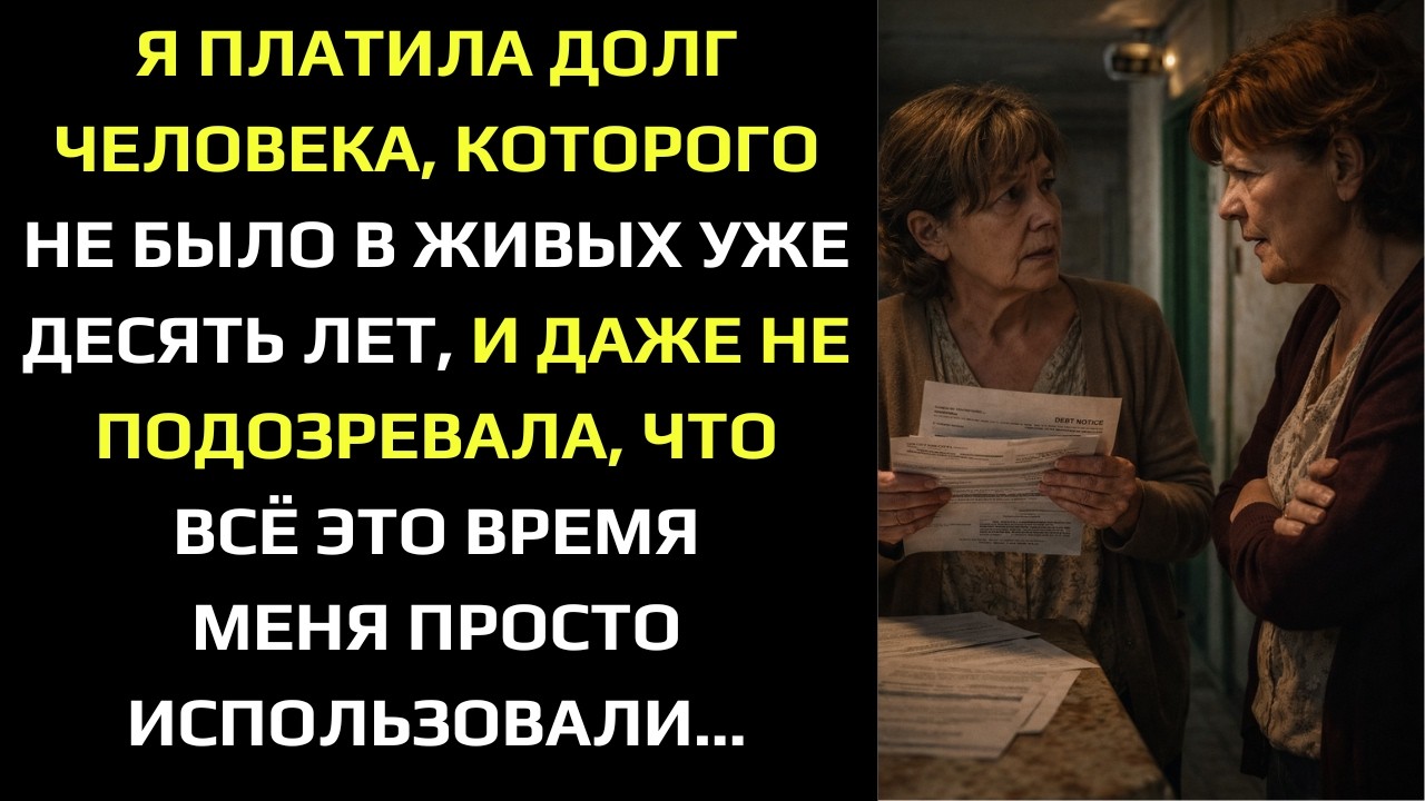 МУЖ УМЕР 10 ЛЕТ НАЗАД, А Я ВСЁ ПЛАТИЛА ЕГО ДОЛГ, ПОКА СОСЕДКА НЕ СКАЗАЛА «ПРОВЕРЬ КАМЕРУ И НЕ ПЛАТИ»