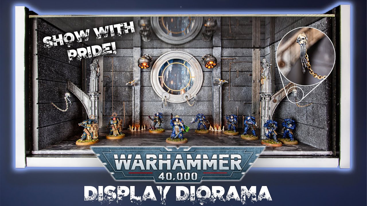 Display your Mini's with PRIDE! - 40K Display Diorama build