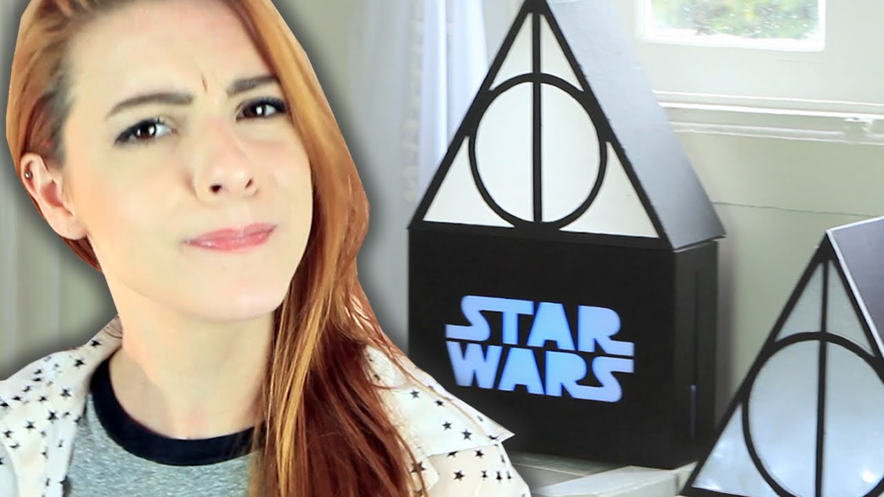 DIY :: Luminária de Papel - Relíquias da Morte HP