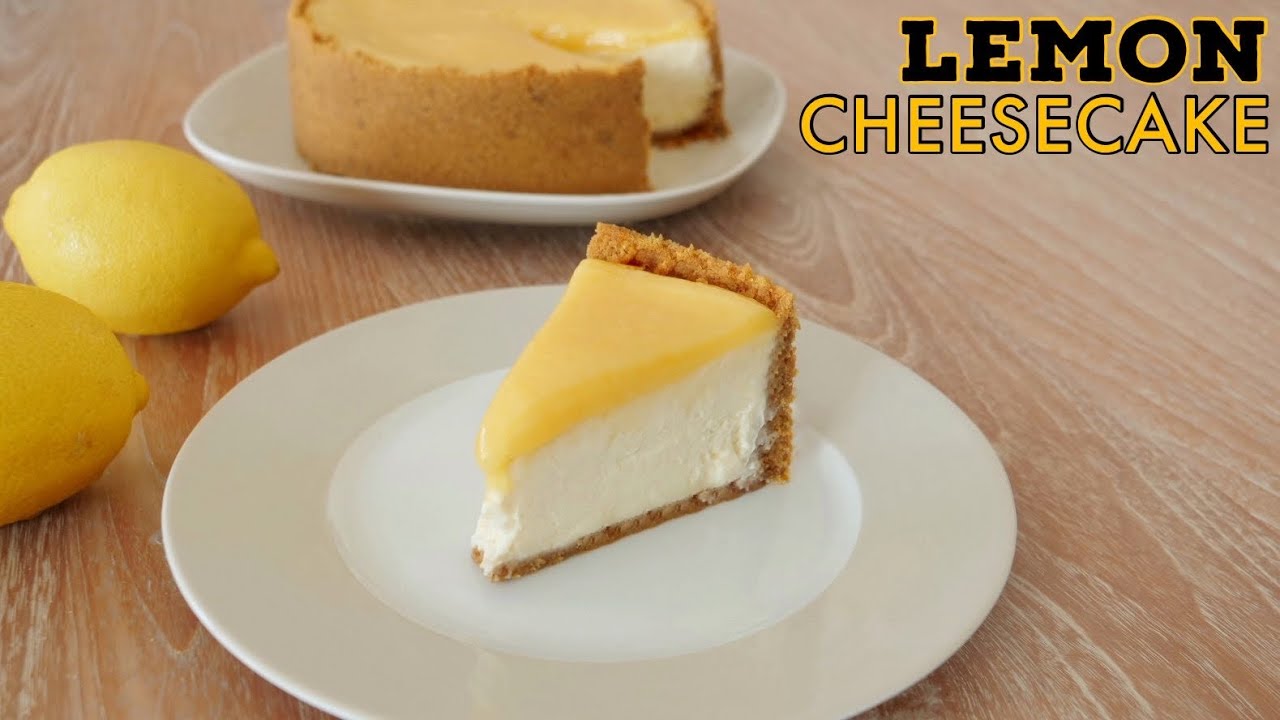 Baked Lemon Cheesecake Recipe | Just Cook!