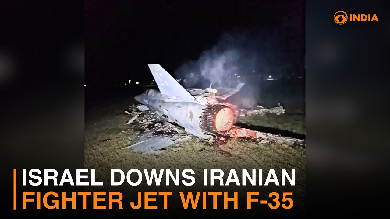 Israel Downs Iranian Fighter Jet with F-35, Says IDF & more | DD India Live | 6 PM IST