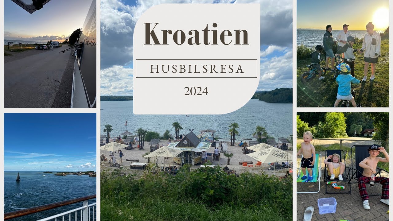 HUSBILSRESA TILL KROATIEN DEL 1, SVERIGE - DANMARK - TYSKLAND