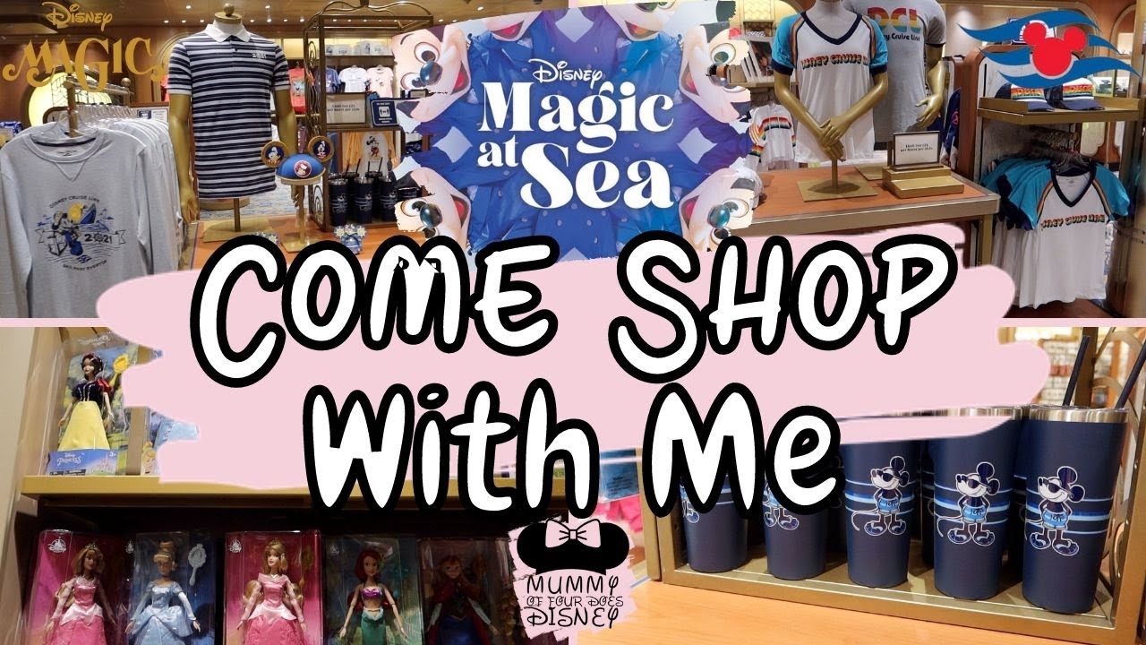 Come Shopping With Me Onboard The Disney Magic Cruise Ship | Magic At Sea Merch | Mummy Of Four
