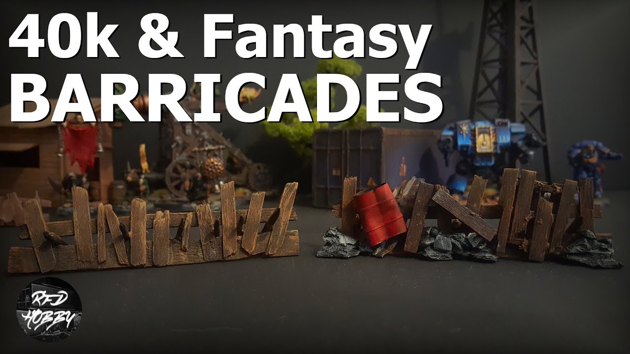 Миниатюрные баррикады Wargaming Terrain — как построить лёгкий ландшафт для Age of Sigmar и Warha...