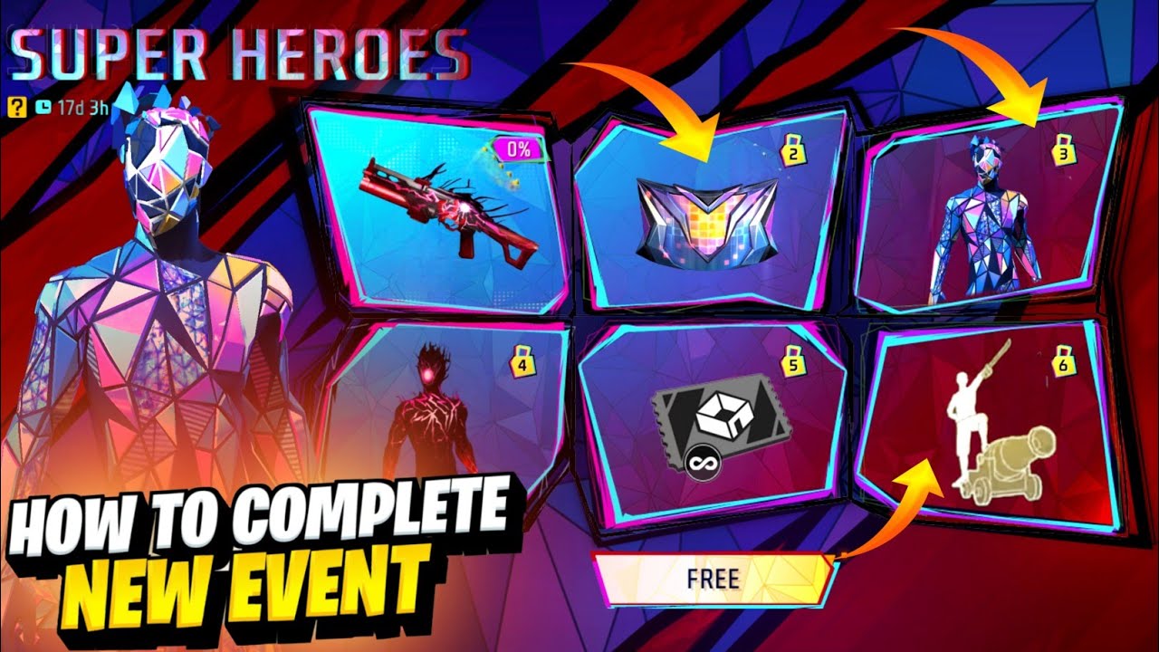 Super Hero Event Free Fire | New 3 Super Hero Bundle
