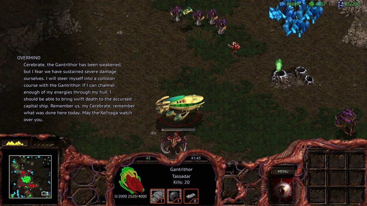 Here comes the Overmind!