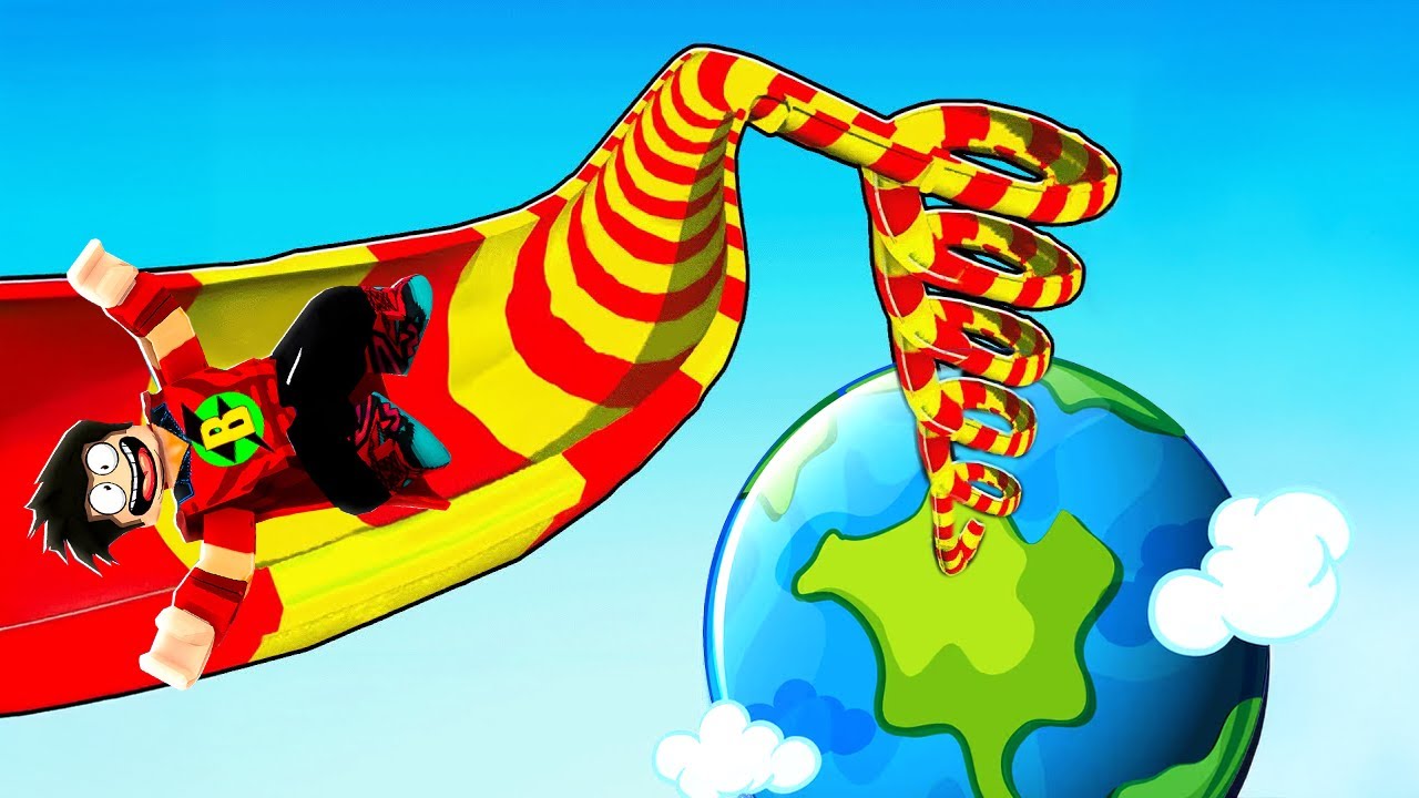 ROBLOX'DAKİ EN SA&Ccedil;MA SU KAYDIRAĞINI YAPTIM 🤣 Roblox Build a Waterslide