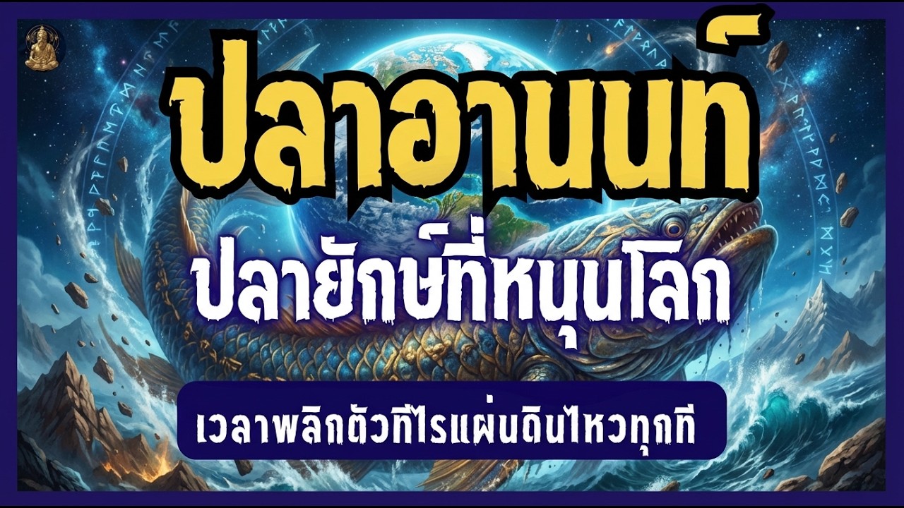 ตำนานปลาอานนท์: ปลายักษ์หนุนโลก พลิกตัวทีไรแผ่นดินไหวทุกที | เปิดกรุตำนานโบราณ